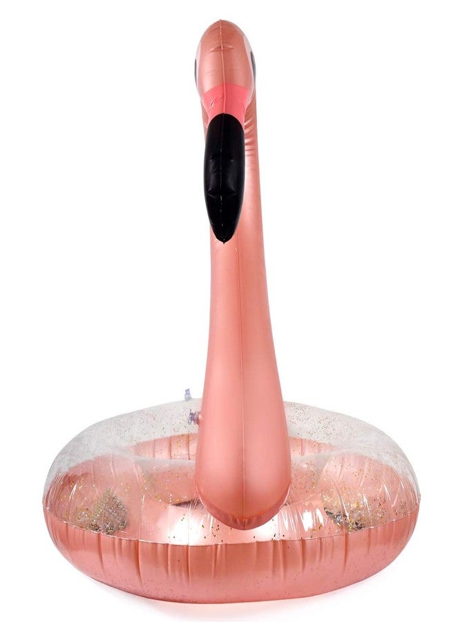 Bilvina Inflatable Flamingo Infant Swimming Float Ring | Pink | Pack of 1 - Image 2